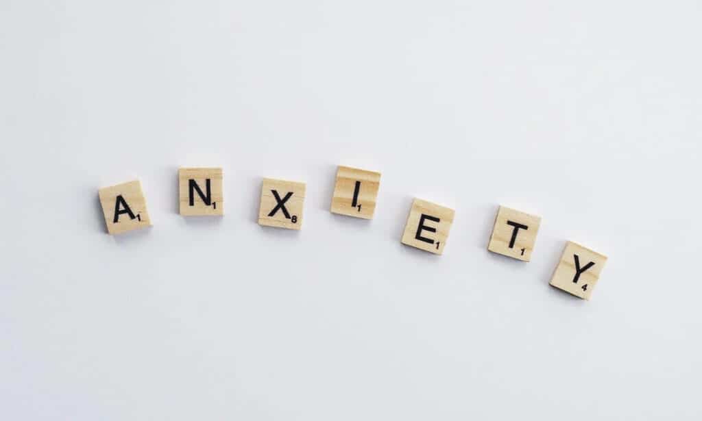 anxiety scrabble letters