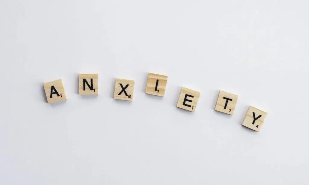 anxiety scrabble letters